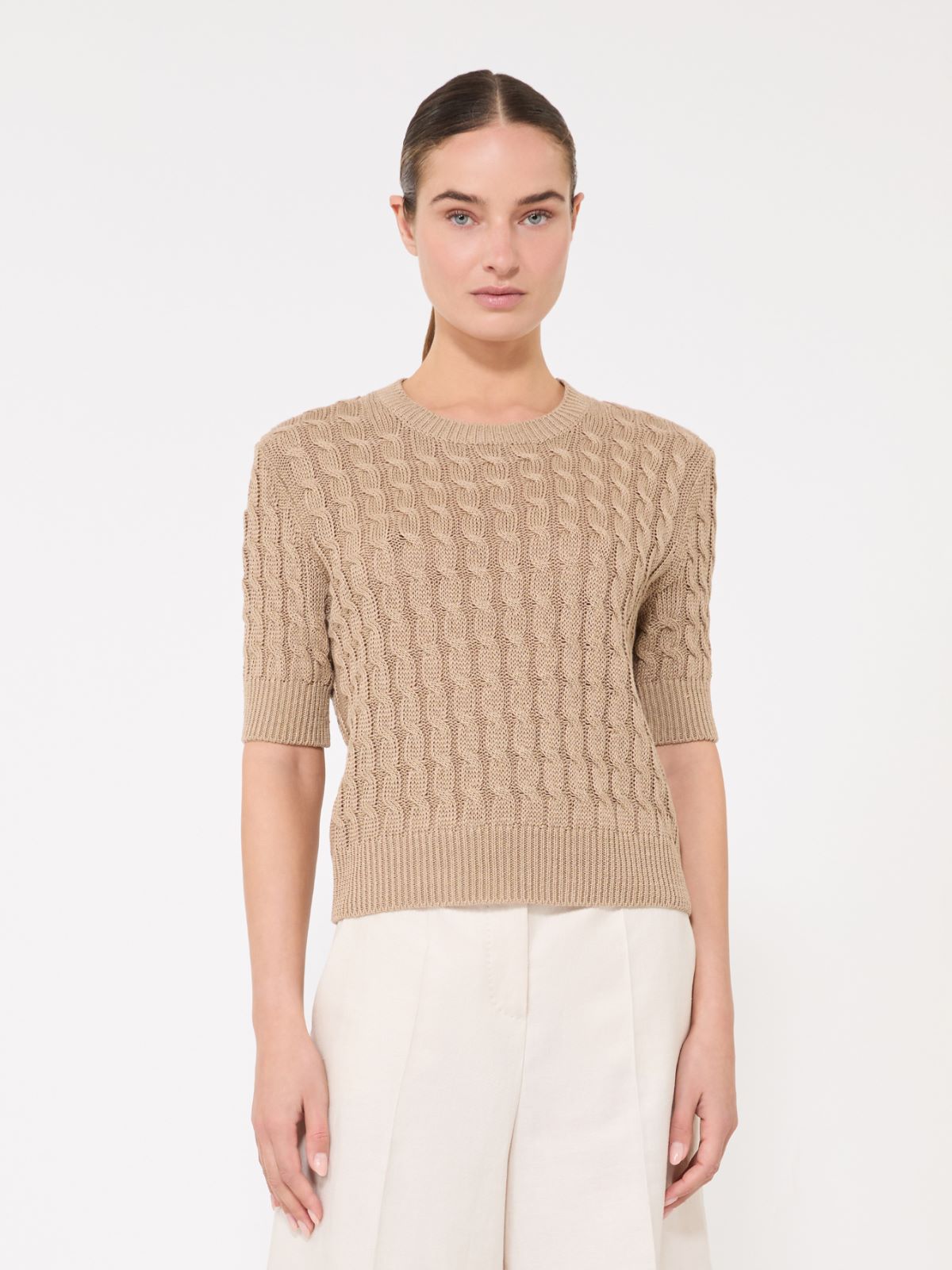 탈라모 린넨 스웨터 - DESERT - 2