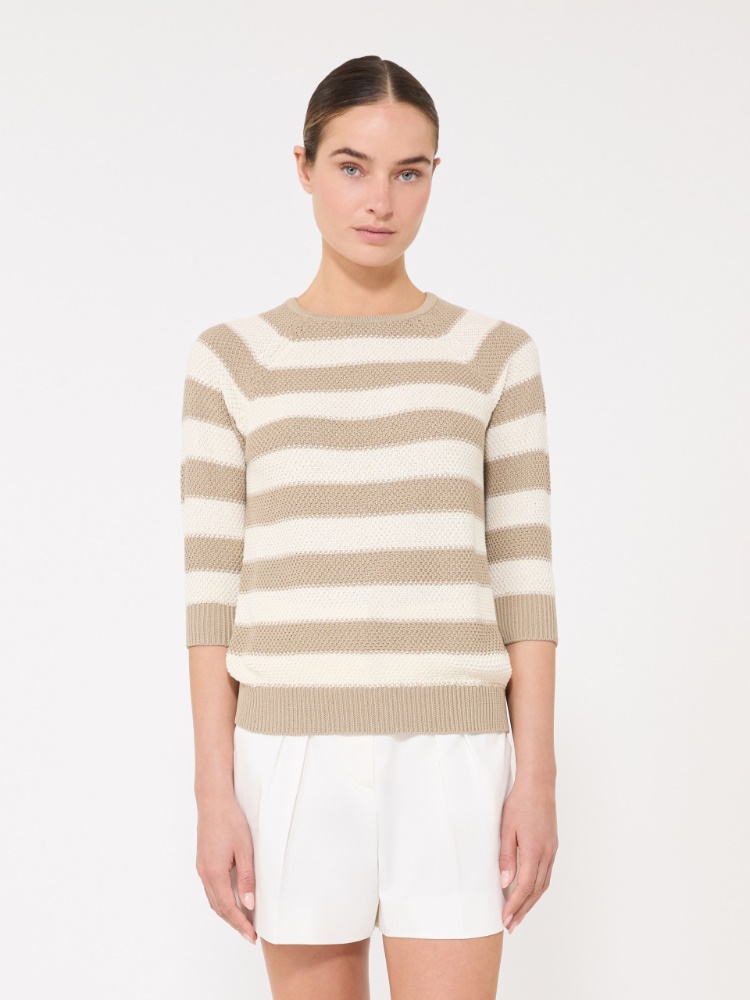 Pure cotton sweater - OPTICAL WHITE - 2