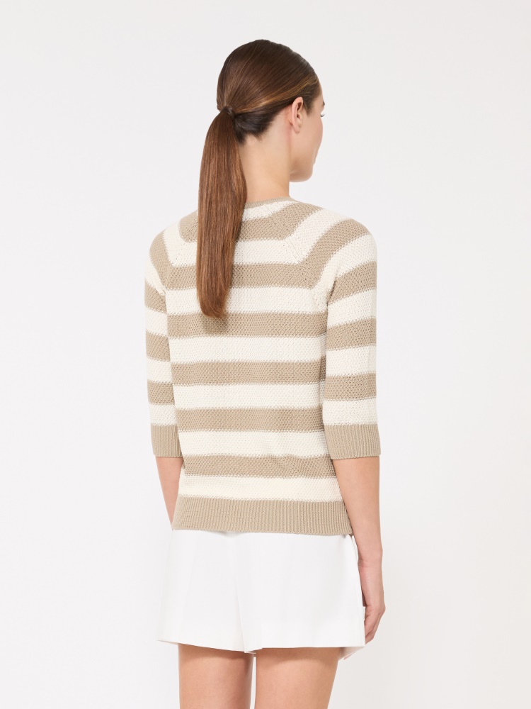Pure cotton sweater - OPTICAL WHITE - 3