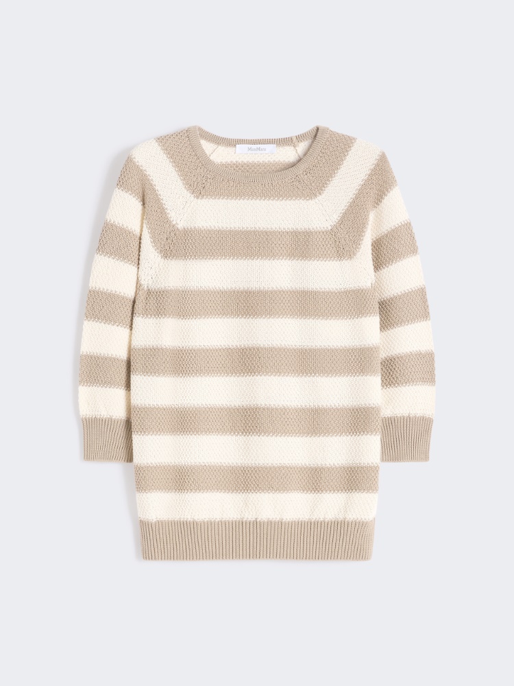 Pure cotton sweater - OPTICAL WHITE