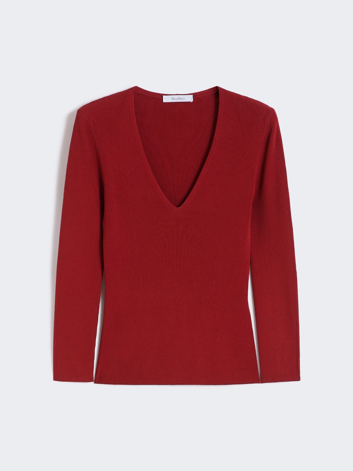 Viscose blend yarn jumper - RED - Max Mara - 4