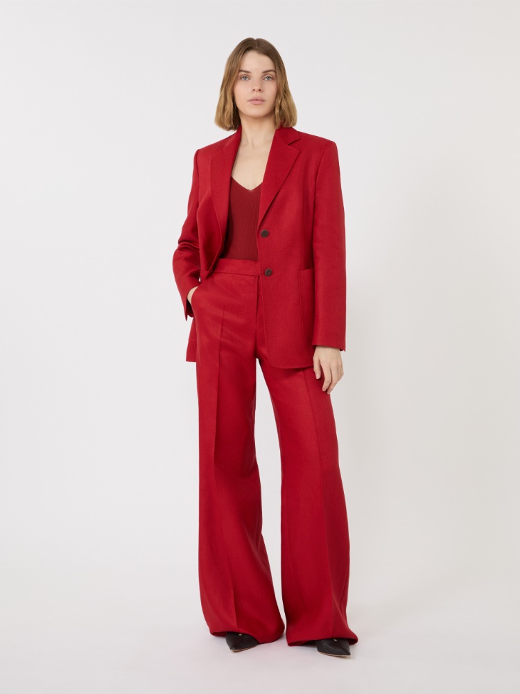 Viscose blend yarn jumper - RED - Max Mara - 1