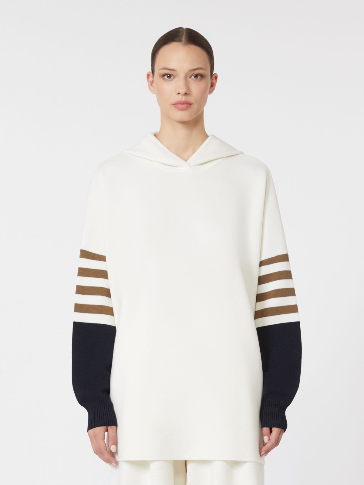 Wool-knit oversized jumper - IVORY - Max Mara - 5