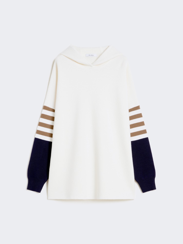 Wool-knit oversized jumper - IVORY - Max Mara