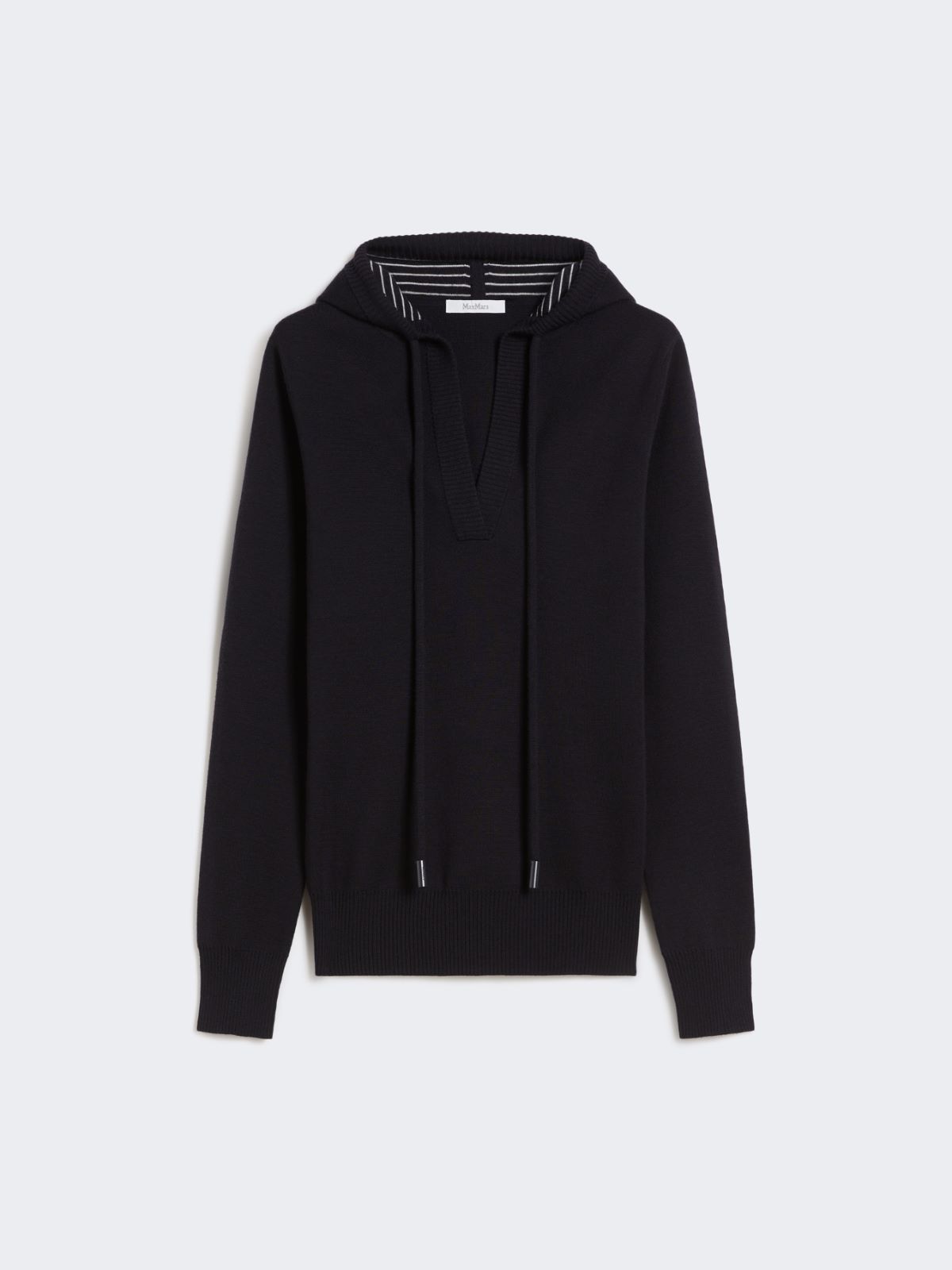 Fitted wool jumper - NAVY - Max Mara - 5