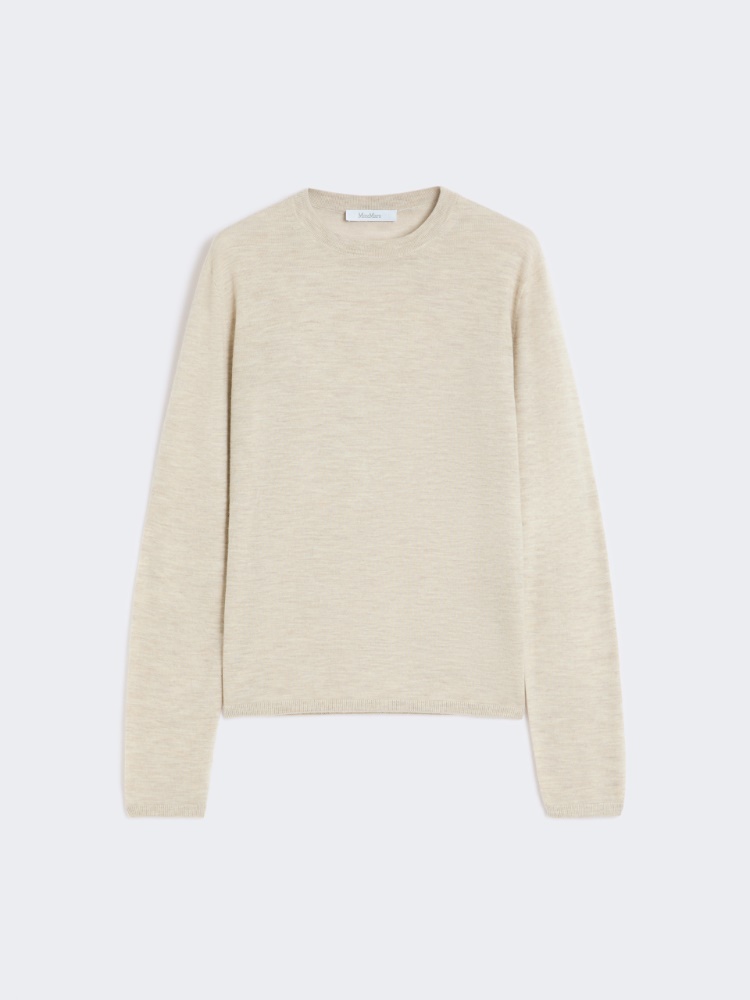 Cashmere yarn sweater - BEIGE - Max Mara