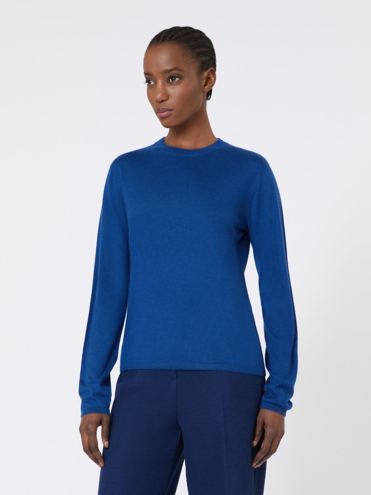 Cashmere yarn sweater - CHINA BLUE - Max Mara - 4