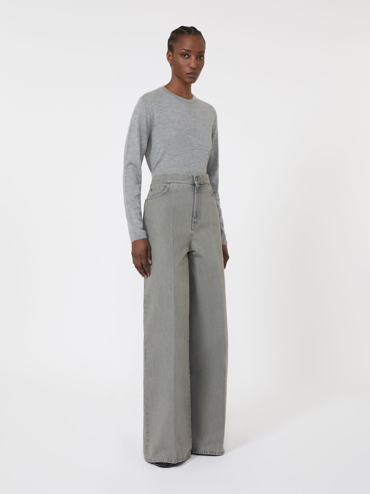 Maglia in filato di cachemire - GRIGIO CHIARO - Max Mara - 4