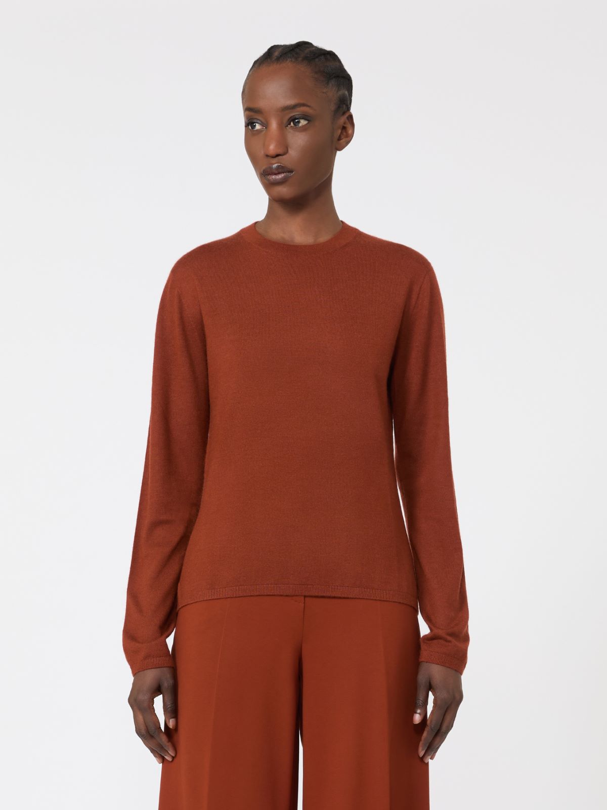 Pullover aus Kaschmirgewebe - TERRAKOTTA - Max Mara - 5