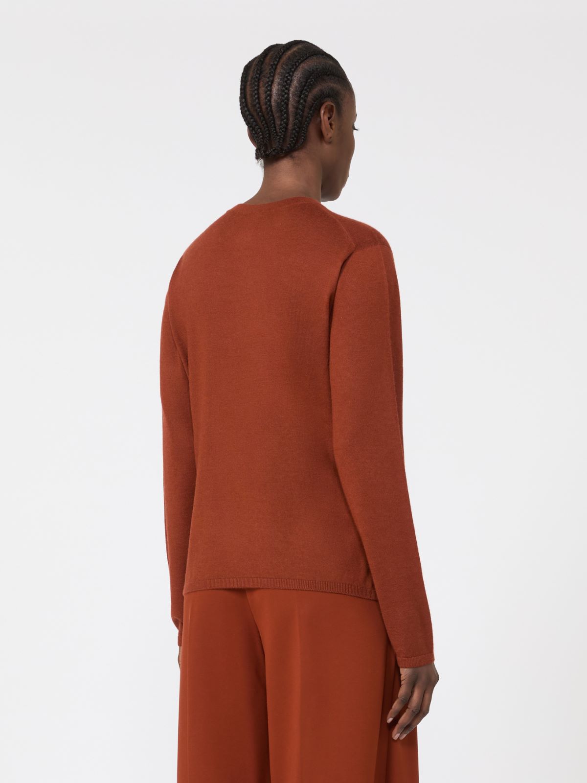 Pullover aus Kaschmirgewebe - TERRAKOTTA - Max Mara - 5