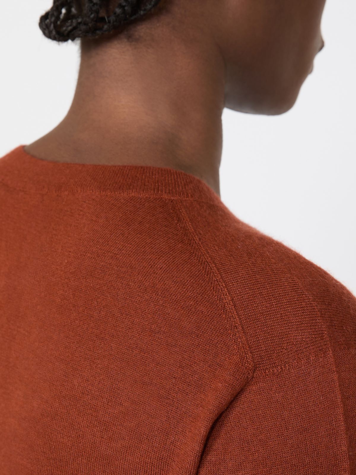 Pullover aus Kaschmirgewebe - TERRAKOTTA - Max Mara - 5