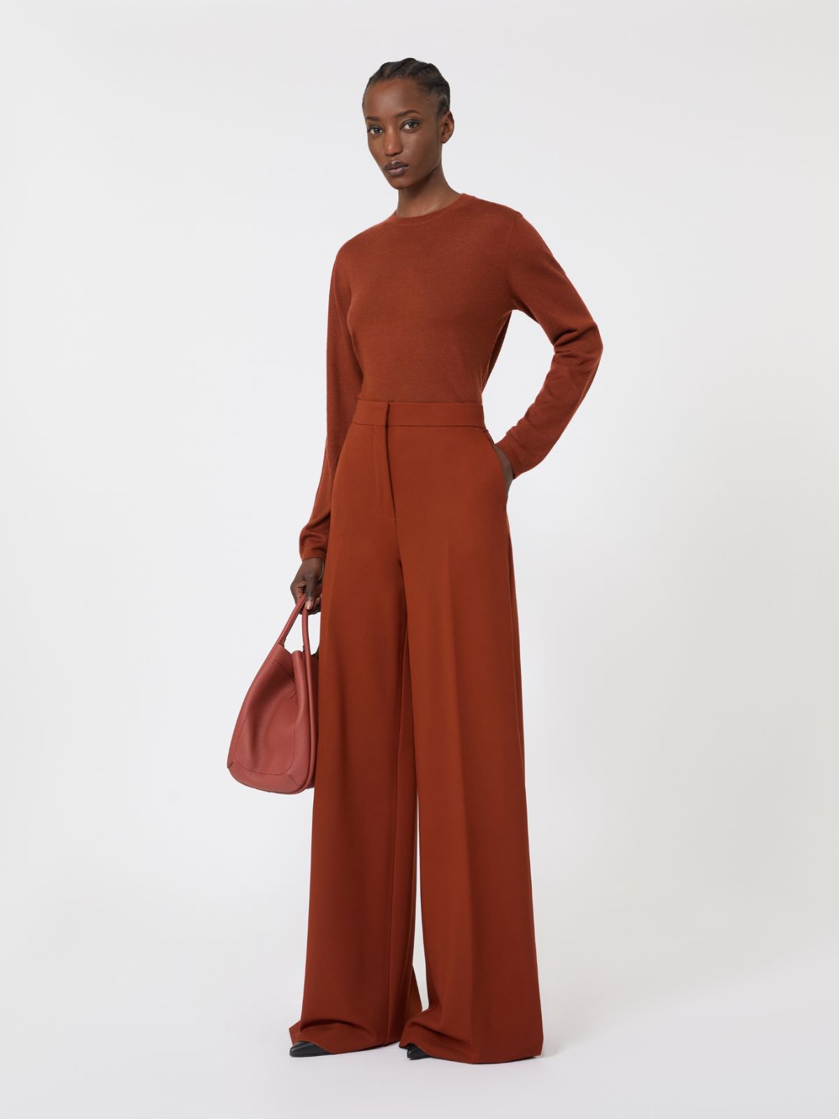 Cashmere yarn sweater - TERRA COTTA - Max Mara - 9
