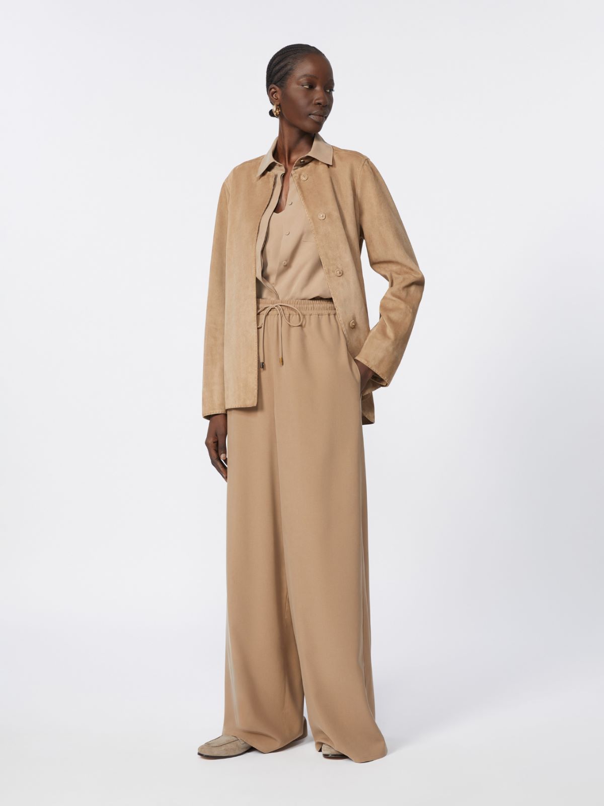 Jacke aus Wildleder - HASELNUSS - Max Mara - 6