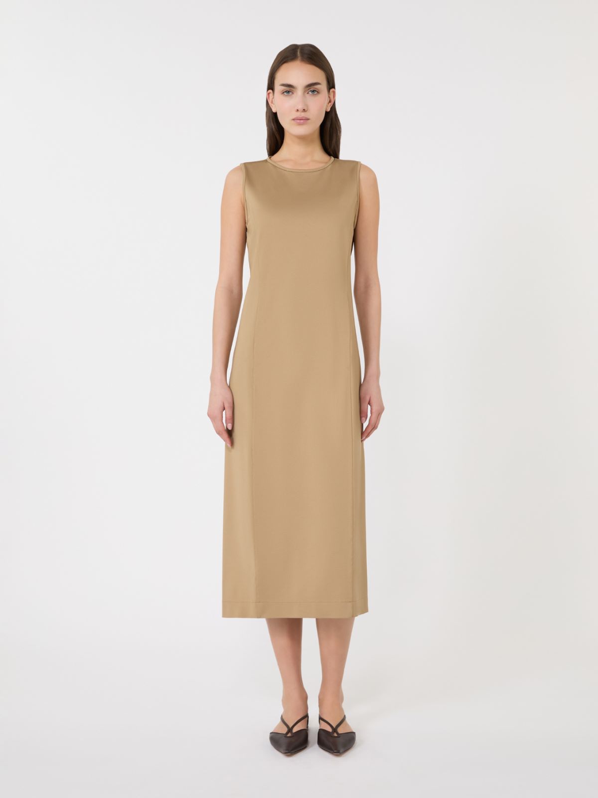 [アジェンツィーア] ビスコース ジャージー ドレス - DESERT - 2