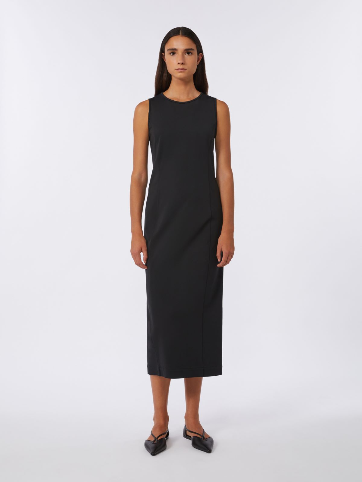 Viscose jersey dress - BLACK - Max Mara - 2