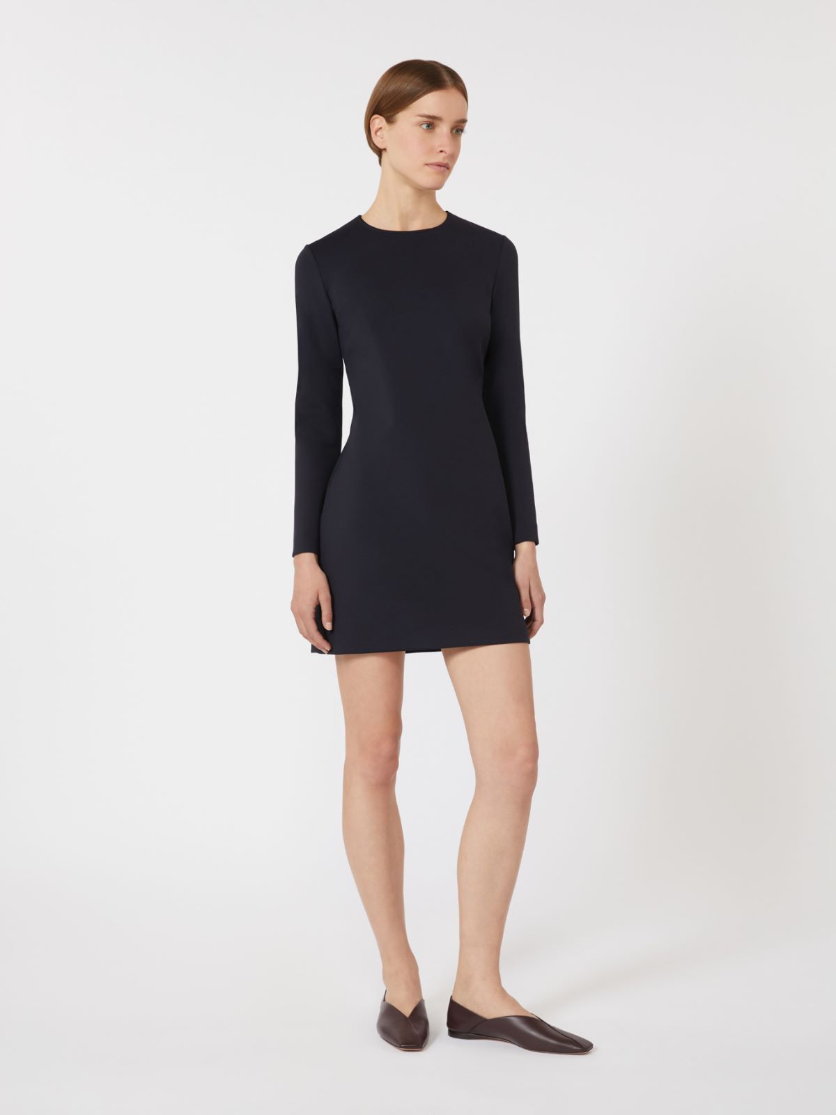 Short scuba jersey dress - ULTRAMARINE - Max Mara - 5