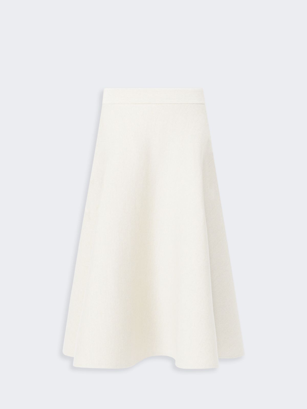 Full, tech wool skirt - IVORY - Max Mara - 8