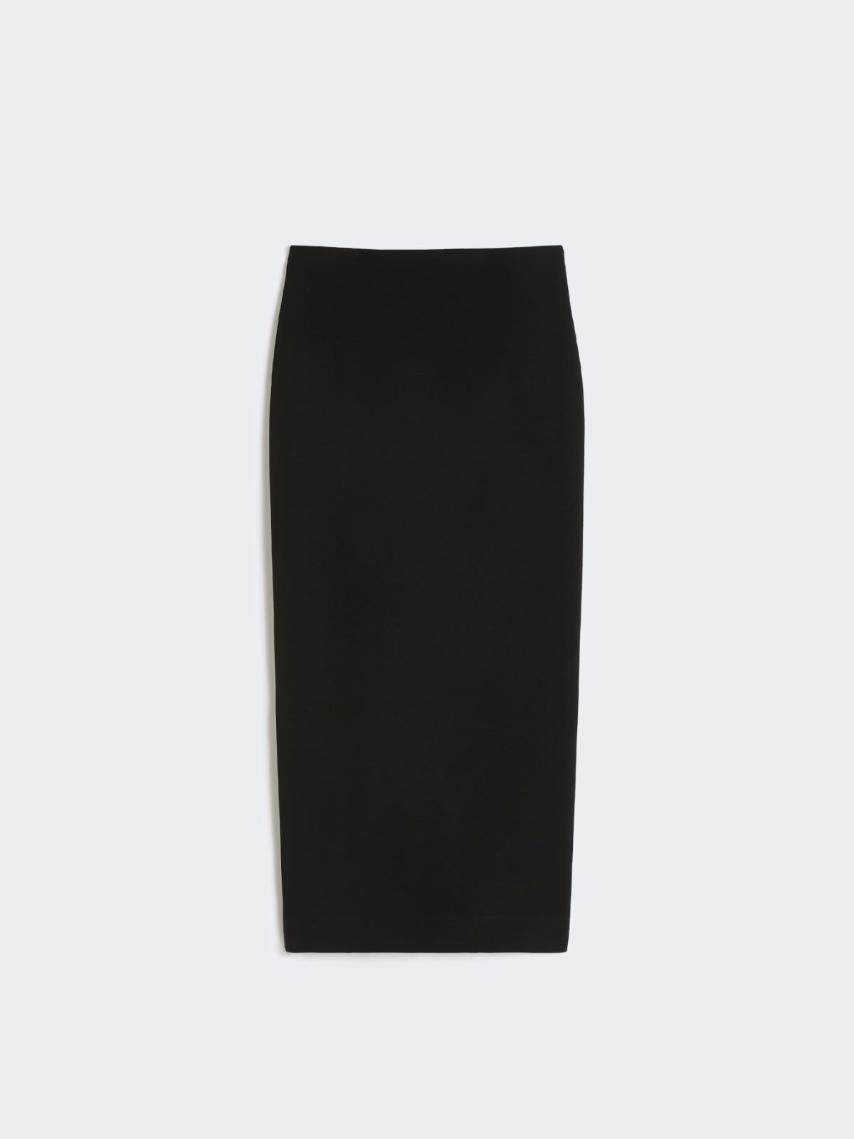 Compact crêpe jersey midi skirt - BLACK - Max Mara - 9