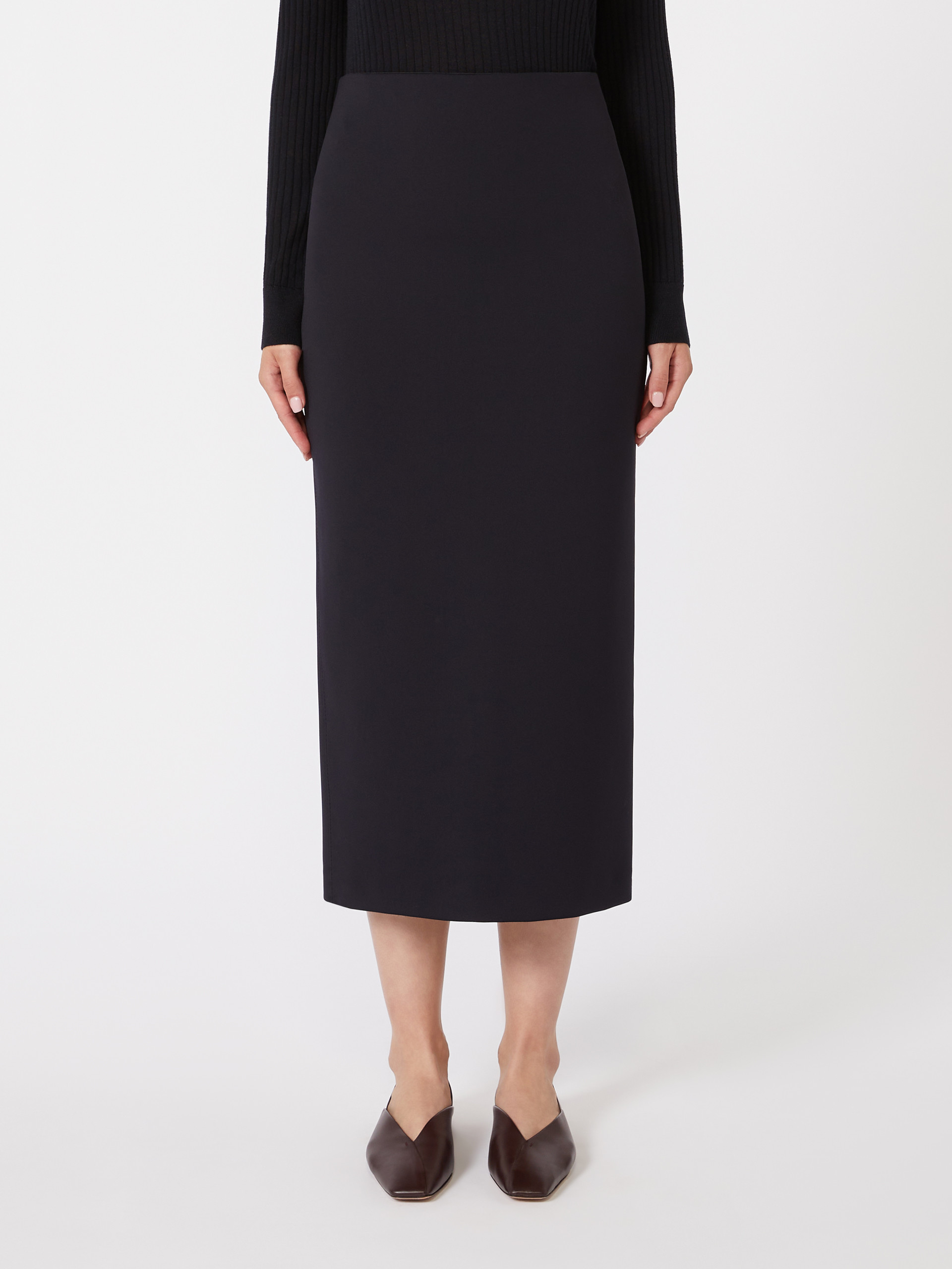 Bleistiftrock aus Scuba-Jersey - ULTRAMARINE - Max Mara - 2