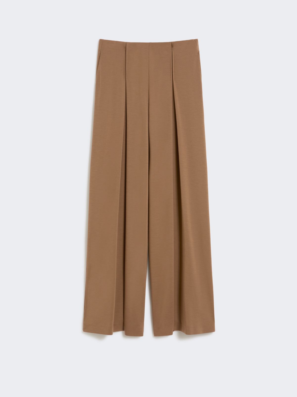 Wool jersey trousers - TOBACCO - Max Mara - 5