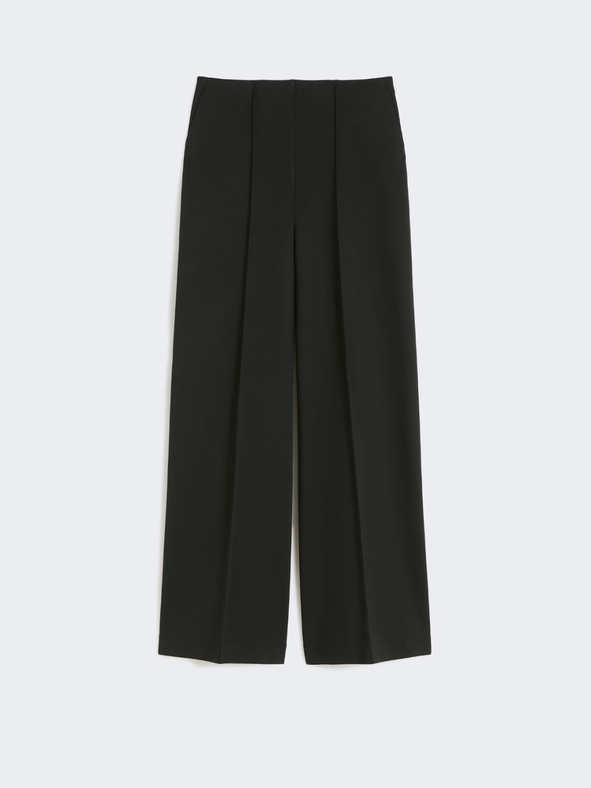 Viscose technical jersey trousers - BLACK - Max Mara - 4