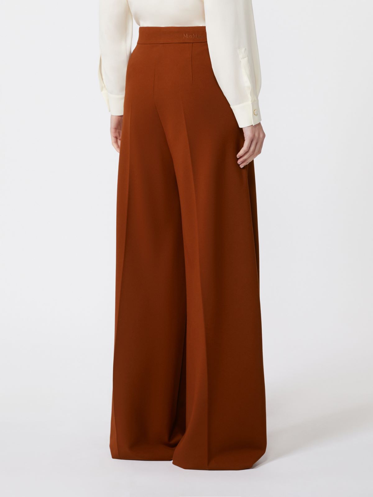 Compact jersey trousers - TERRA COTTA - Max Mara - 5