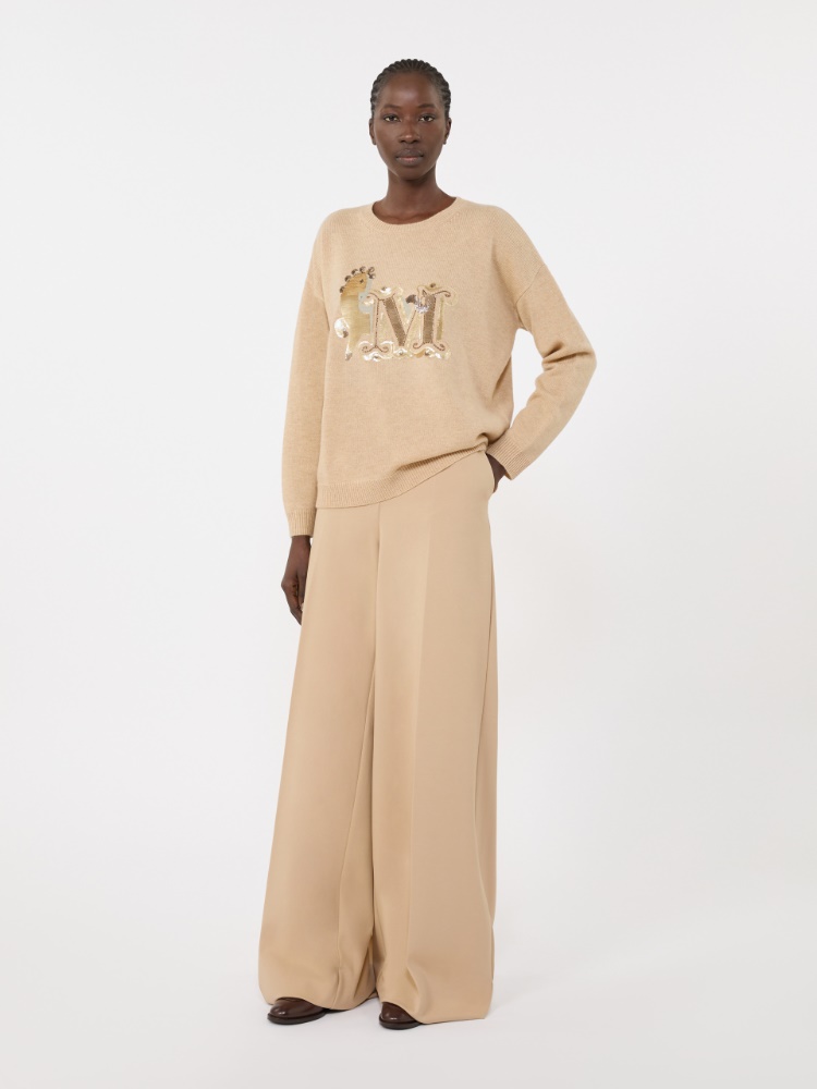 Compact jersey trousers - ALBINO - Max Mara