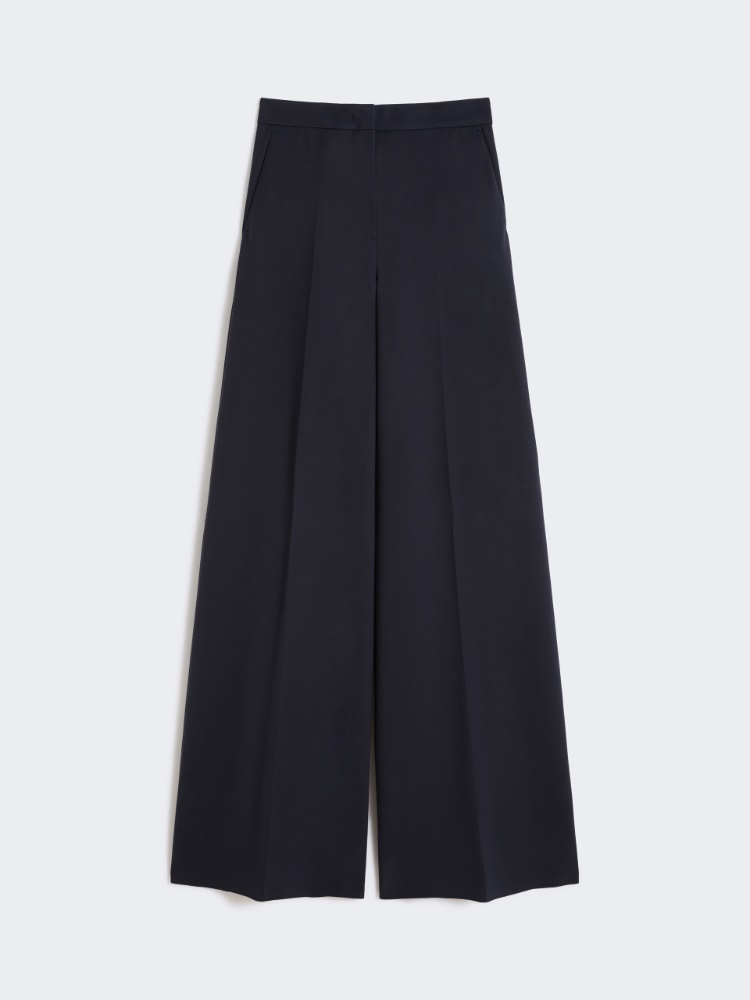 Compact jersey trousers - ULTRAMARINE - Max Mara