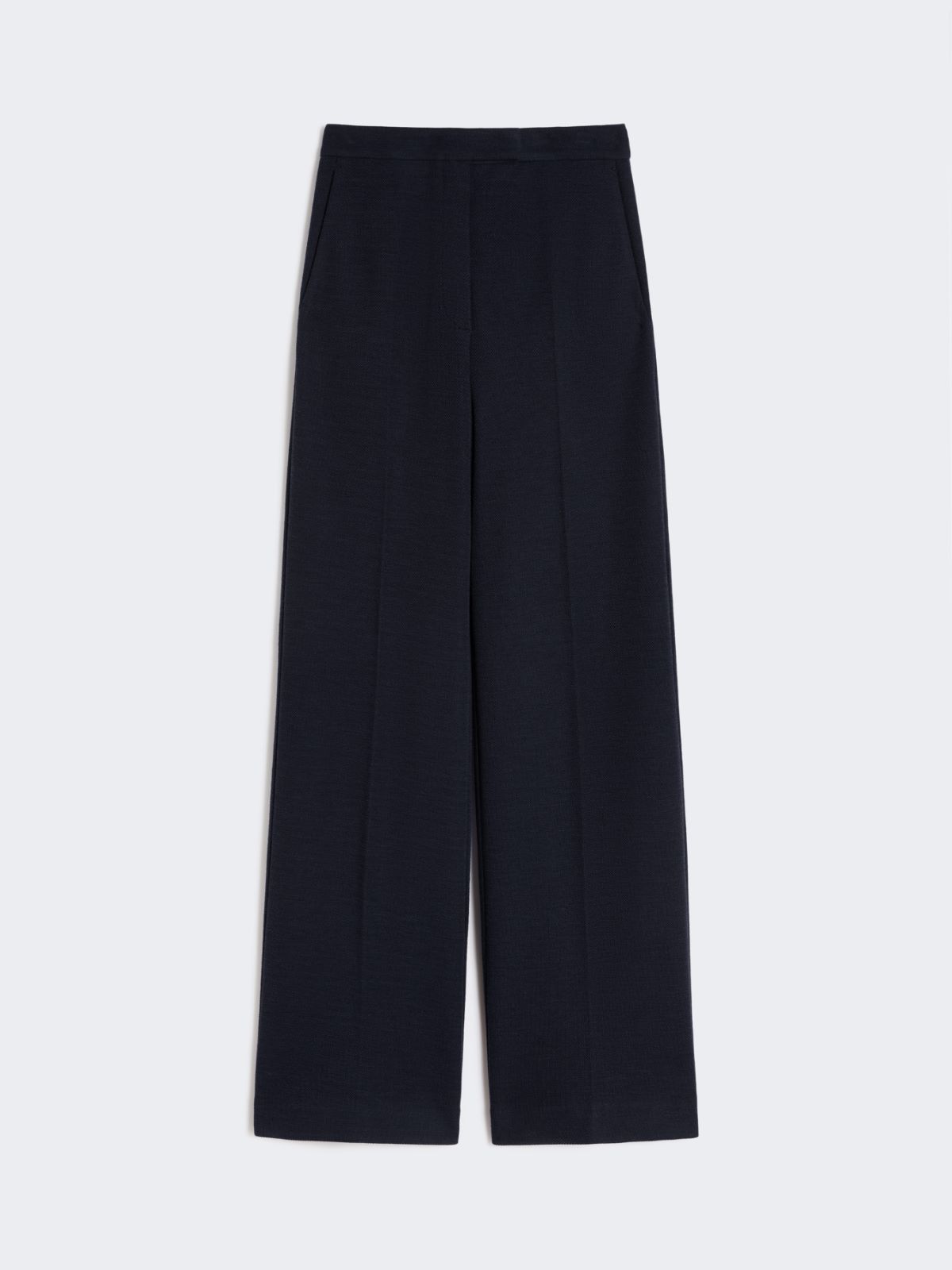 Wool piqué trousers - ULTRAMARINE - Max Mara - 9