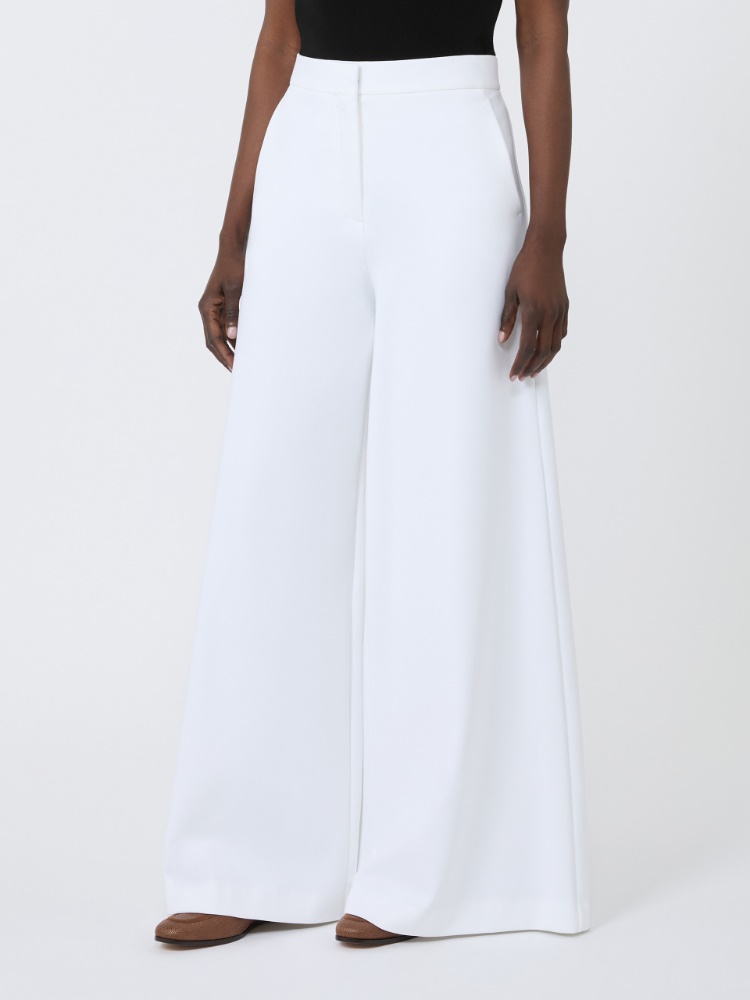 Technical jersey trousers - OPTICAL WHITE - Max Mara - 2