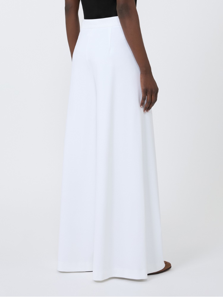 Technical jersey trousers - OPTICAL WHITE - Max Mara - 3