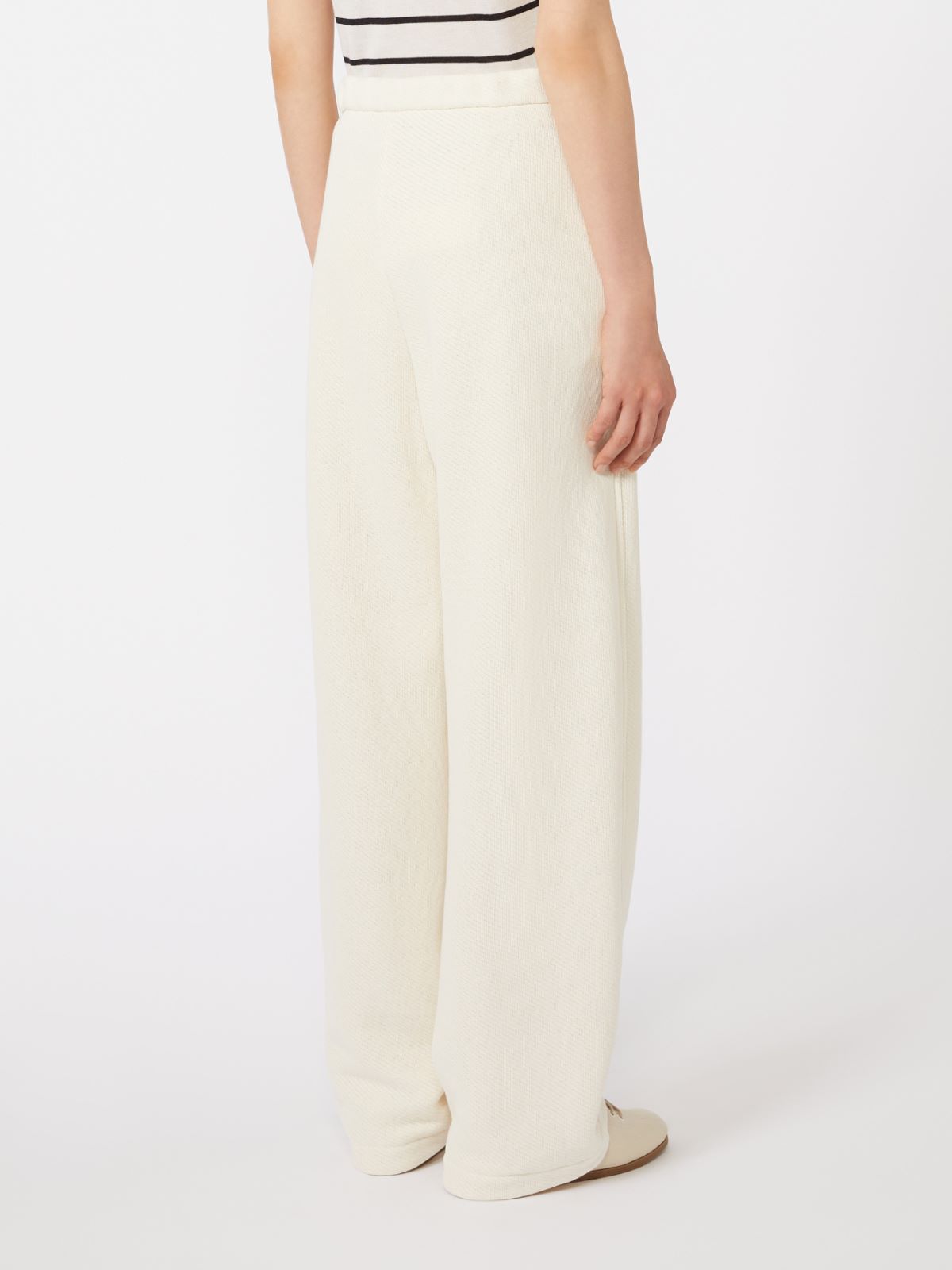 Pantalone in felpa di cotone - AVORIO - Max Mara - 5