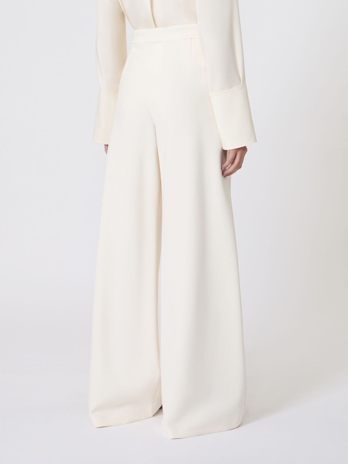 Scuba jersey trousers - IVORY - Max Mara - 5