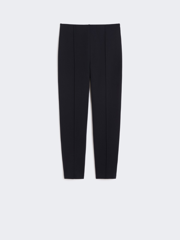 Scuba jersey cigarette trousers - ULTRAMARINE - Max Mara