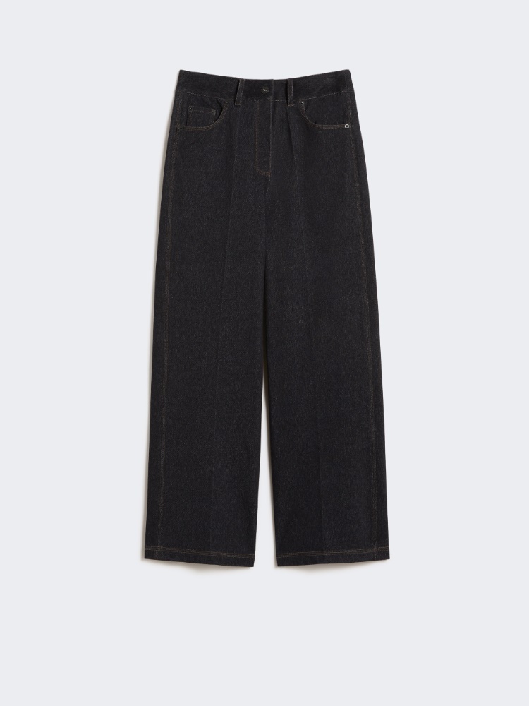 Denim-effect jersey trousers - ULTRAMARINE - Max Mara
