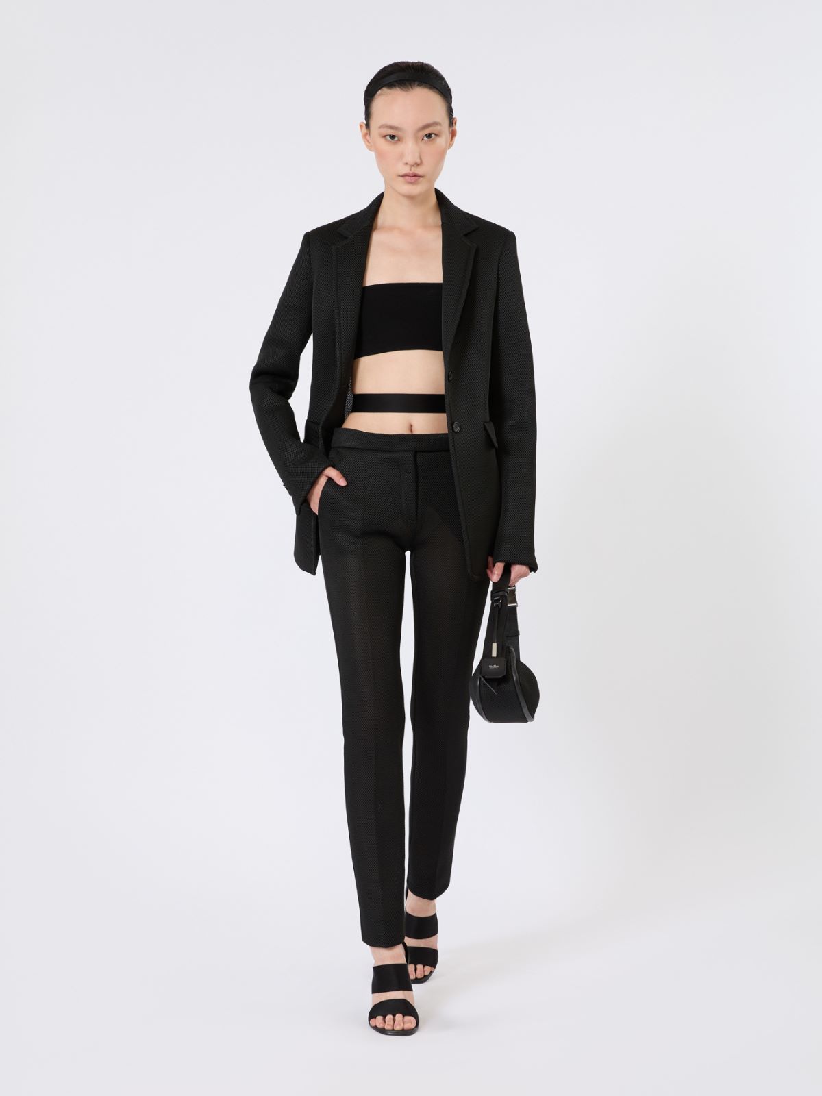바카 폴리 트라우저 + BLACK - Max Mara