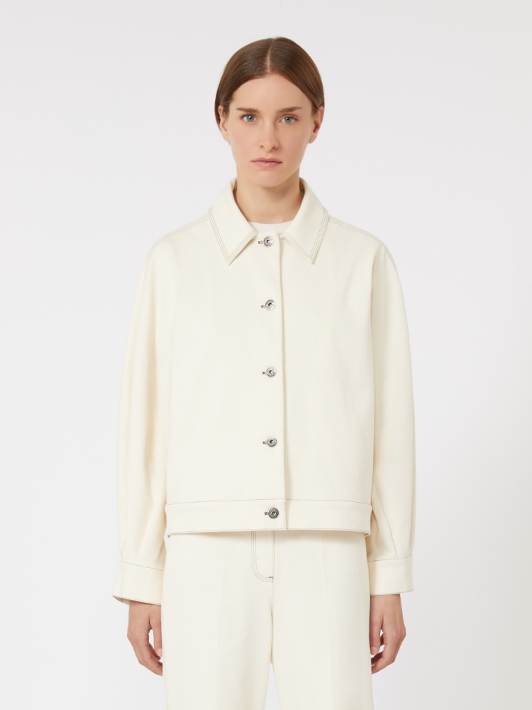 네트타레 데님 자켓 - IVORY - 2