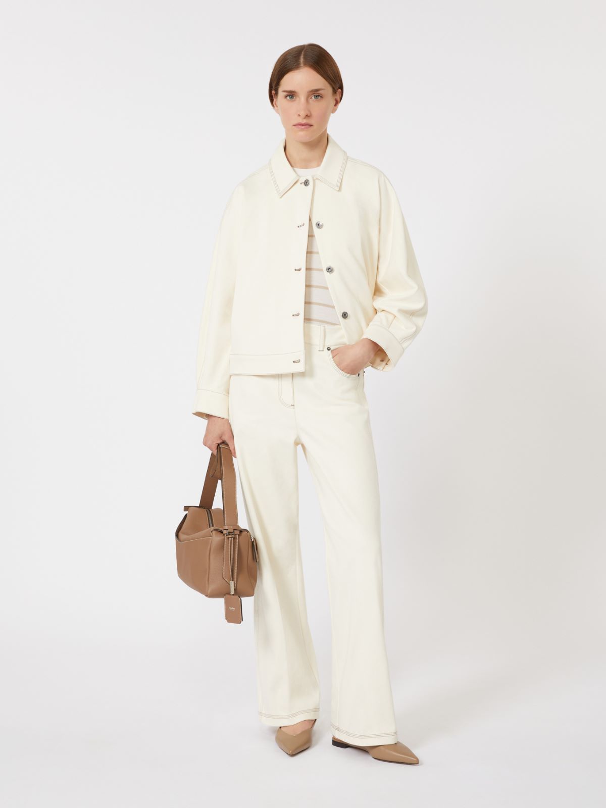 네트타레 데님 자켓 + IVORY - Max Mara