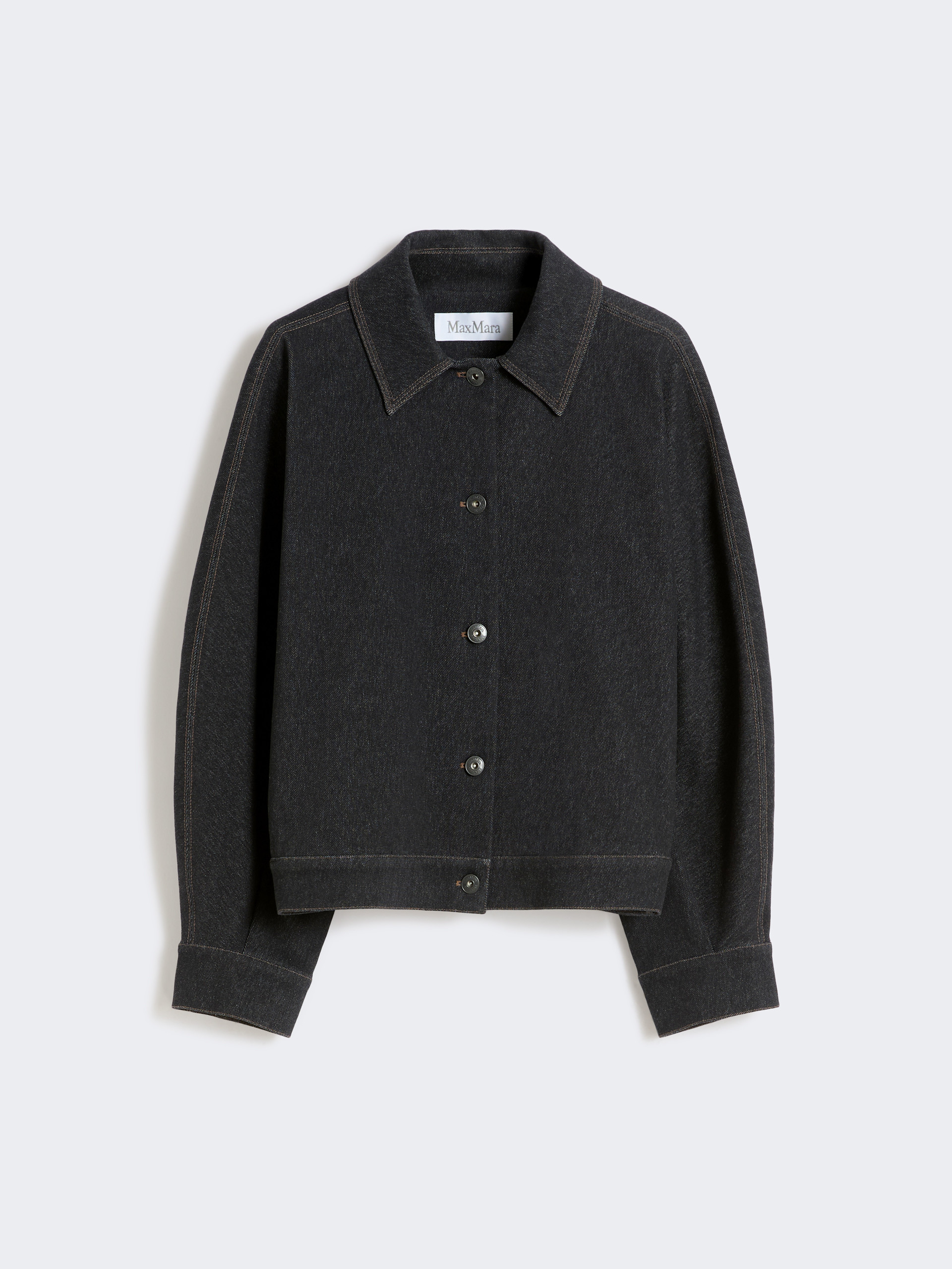 Jacket in jersey-effect denim - ULTRAMARINE - Max Mara - 4