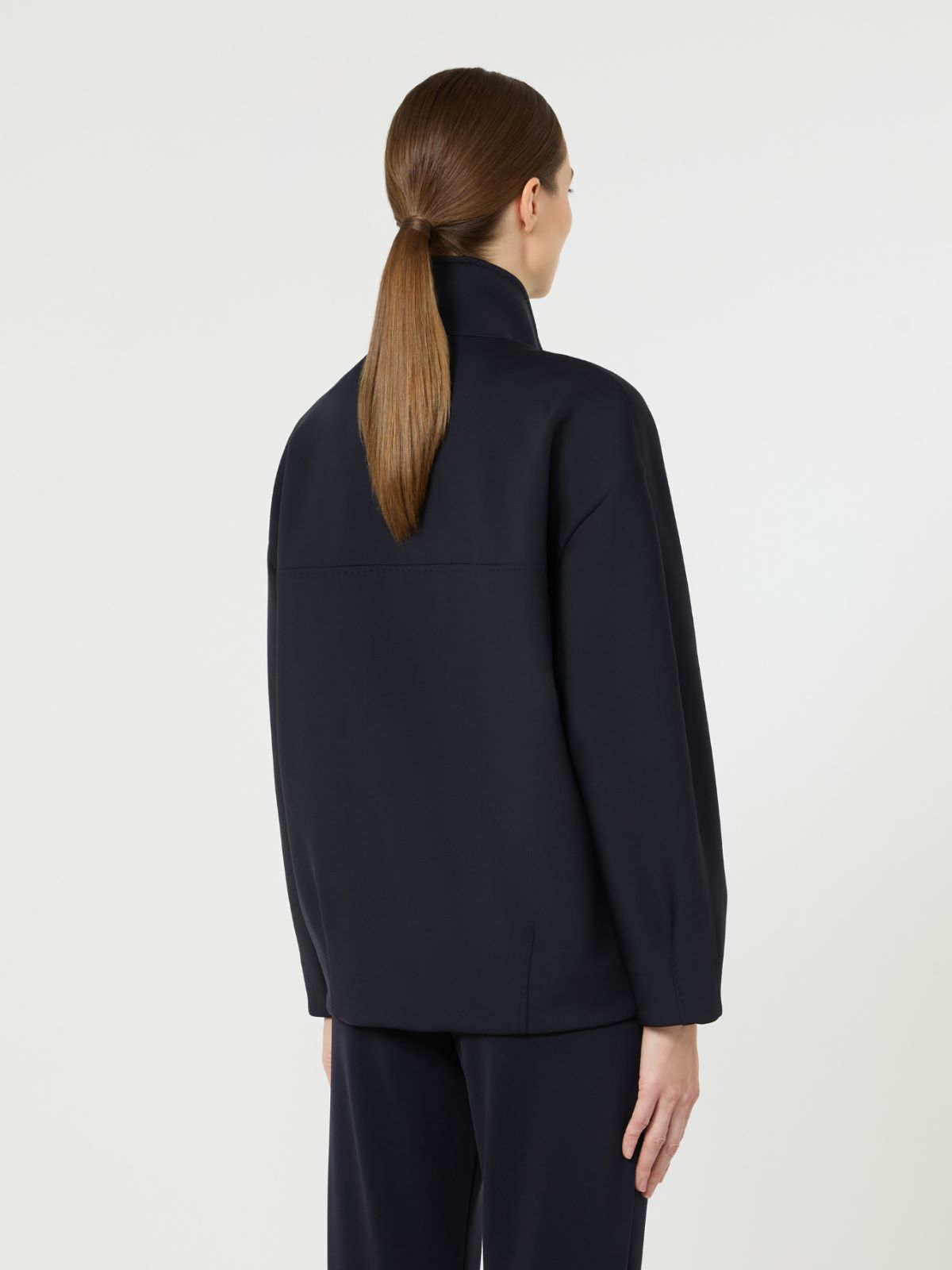 Soft scuba jersey jacket - ULTRAMARINE - Max Mara - 5