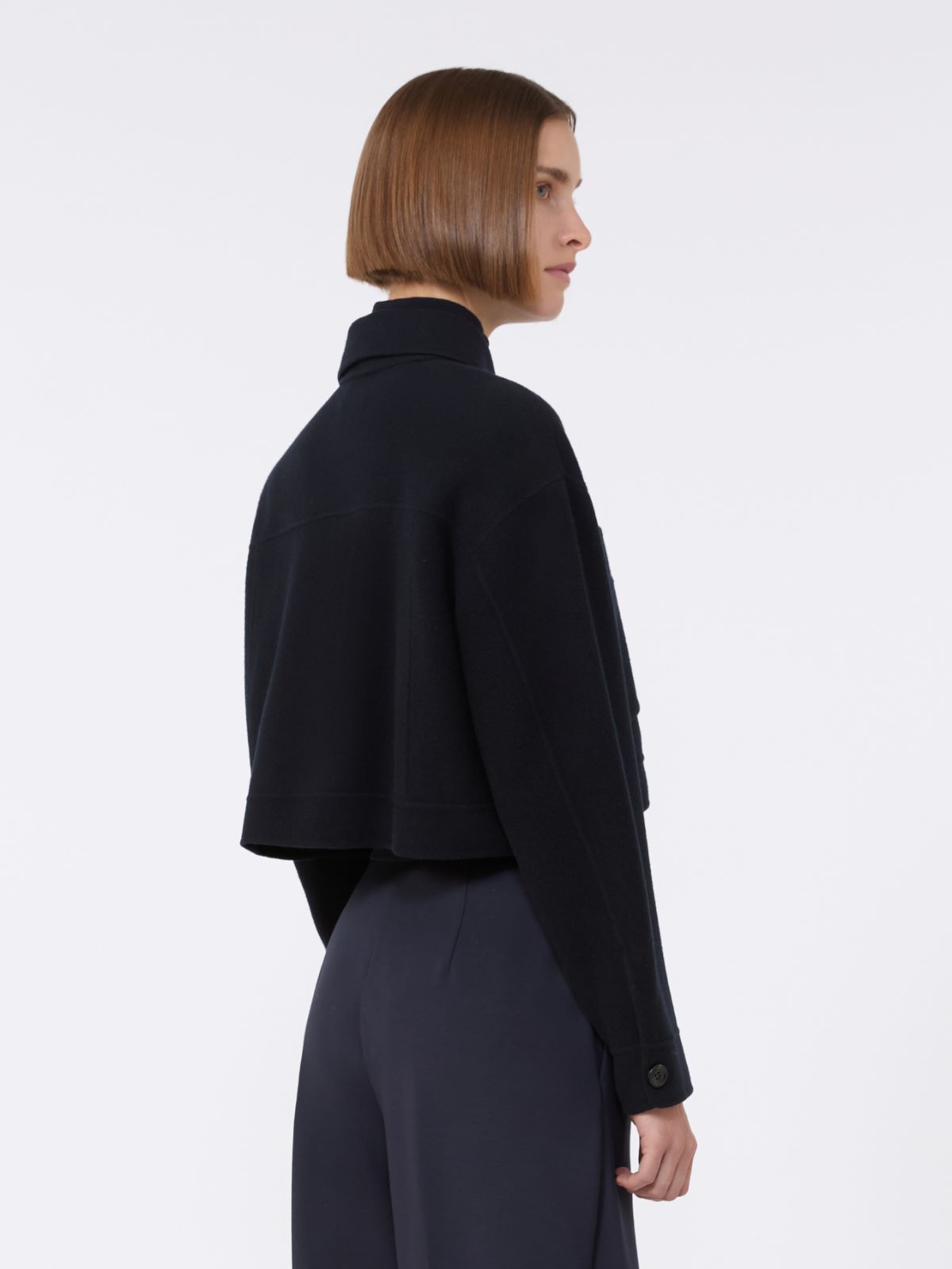 Boxy-fit wool and cashmere jacket - ULTRAMARINE - Max Mara - 6