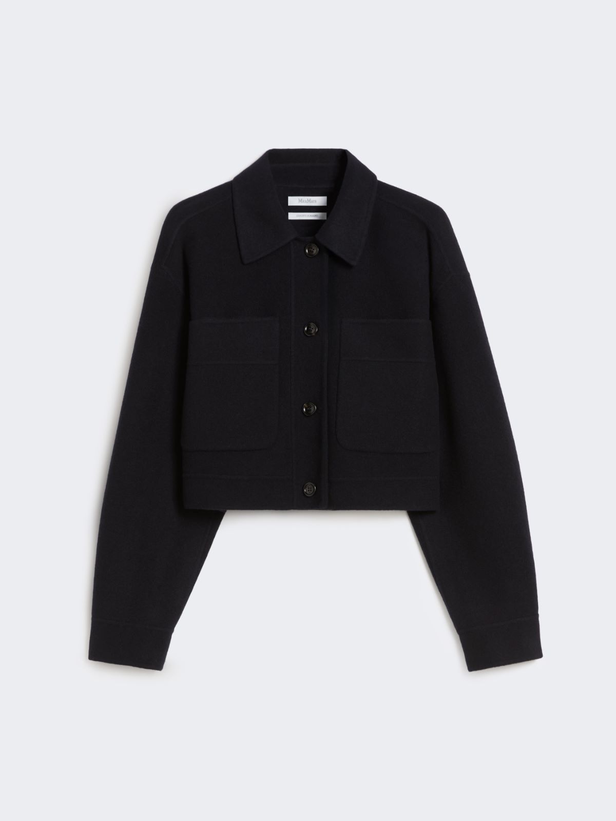 Boxy-fit wool and cashmere jacket - ULTRAMARINE - Max Mara - 10