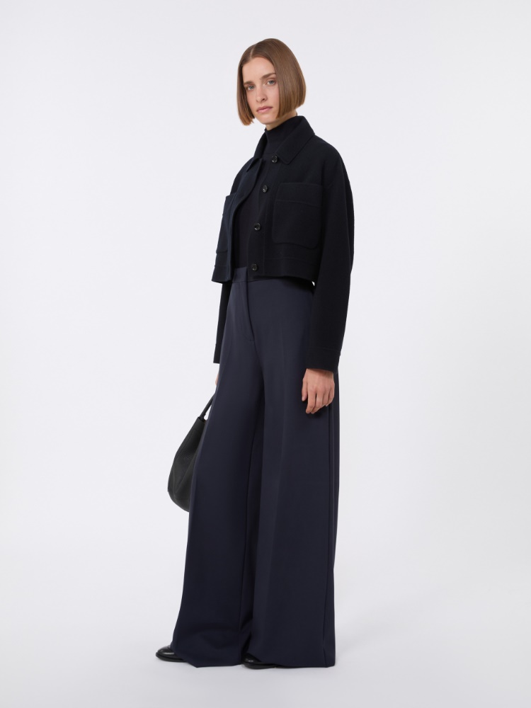 Boxy-fit wool and cashmere jacket - ULTRAMARINE - Max Mara