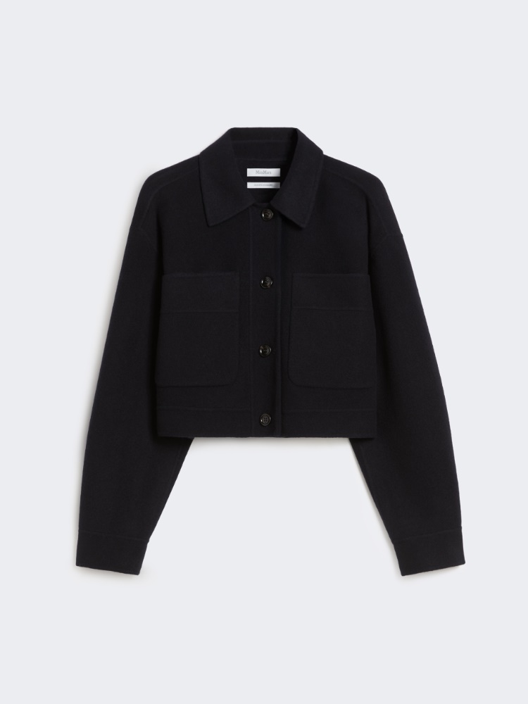Boxy-fit wool and cashmere jacket - ULTRAMARINE - Max Mara