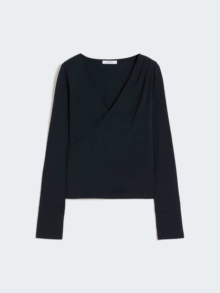 Wool jersey top - ULTRAMARINE - Max Mara