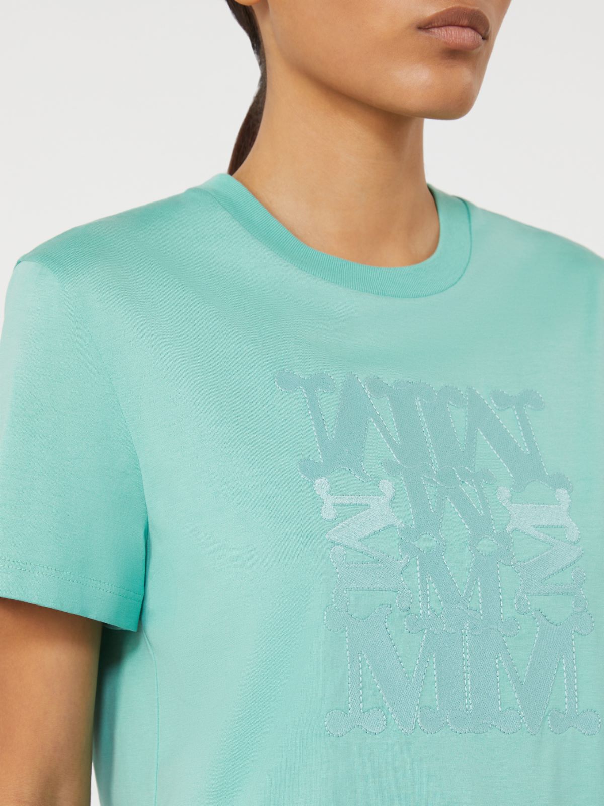 Camiseta de punto con logo - AGUA - Max Mara - 4