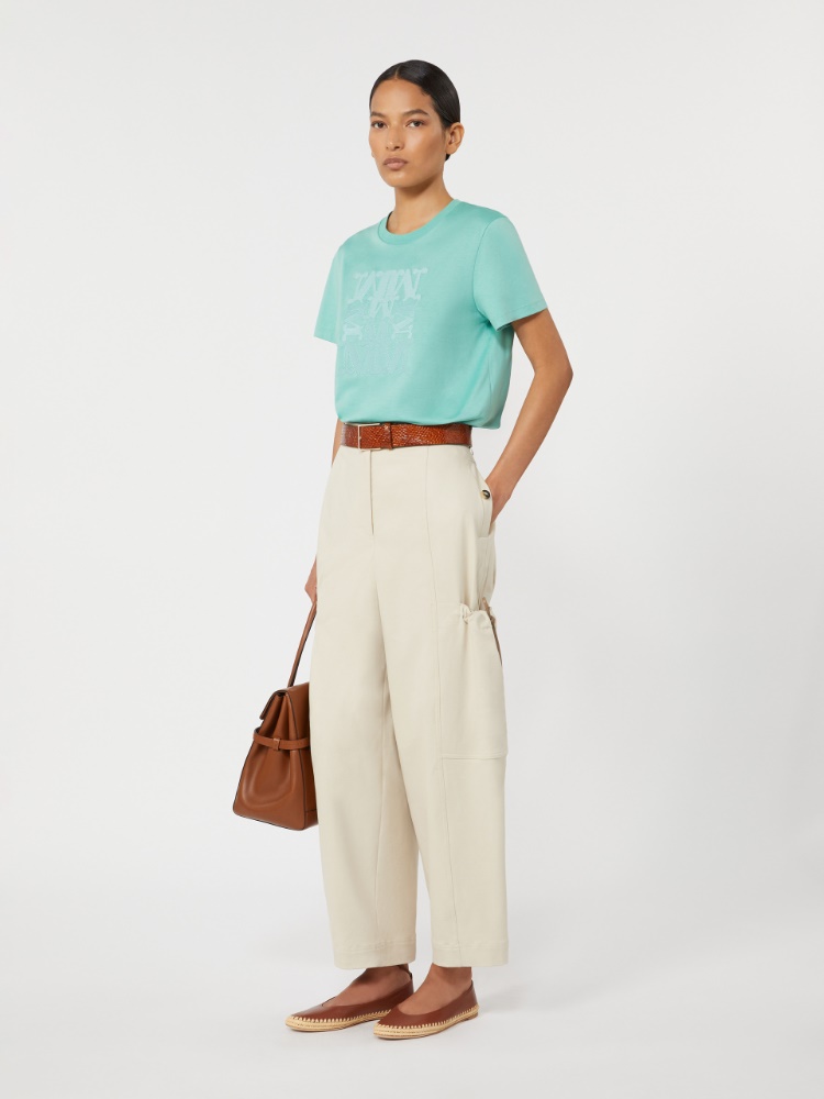 Camiseta de punto con logo - AGUA - Max Mara - 1