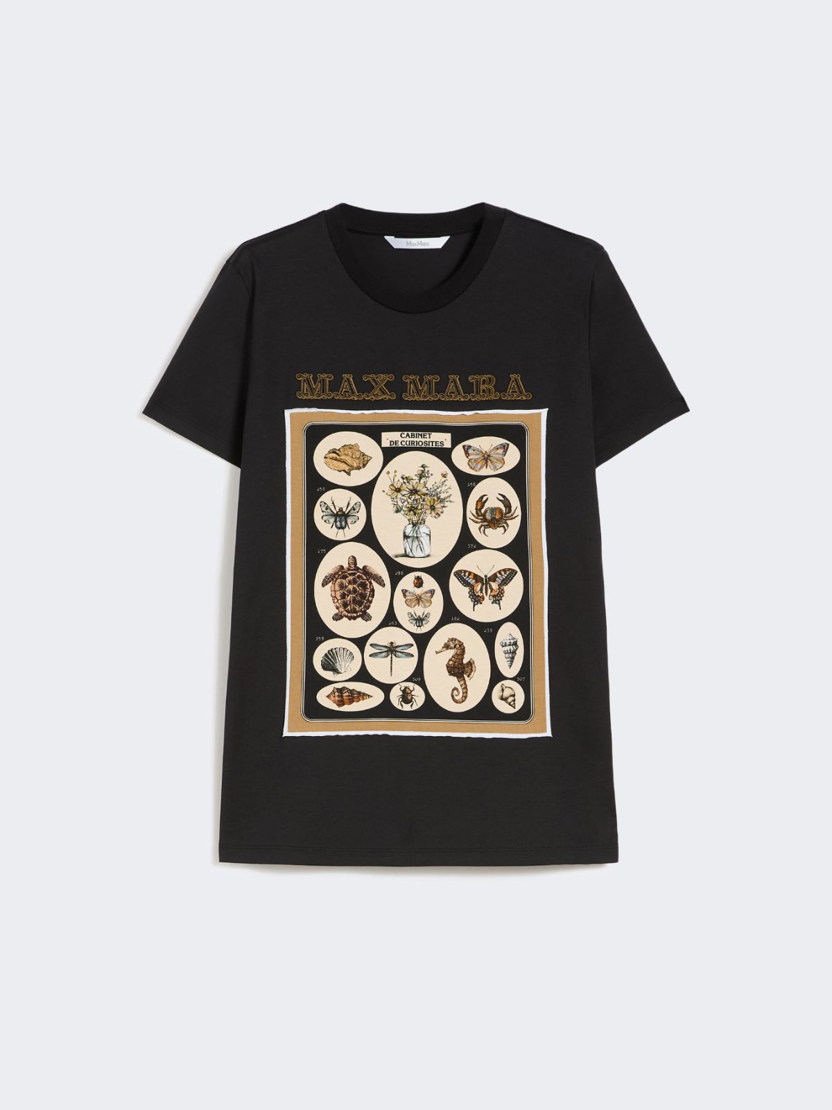 Cotton jersey T-shirt - BLACK - Max Mara - 5