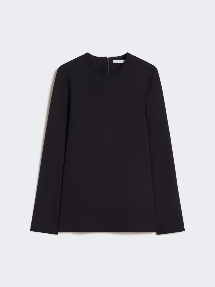 Scuba jersey crew-neck T-shirt - ULTRAMARINE - Max Mara