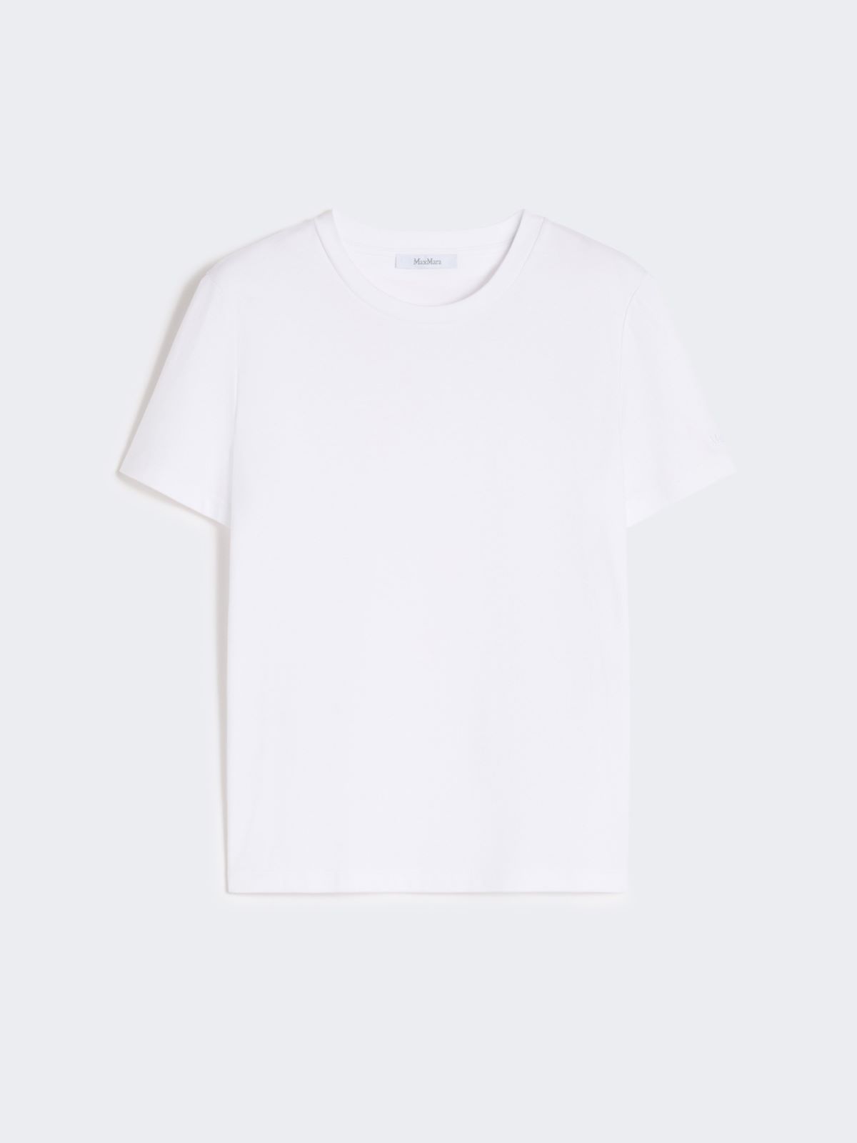 Cotton T-shirt - OPTICAL WHITE - Max Mara - 9